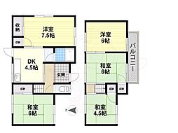橿原市地黄町の一戸建て