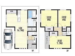 橿原市中曽司町の一戸建て