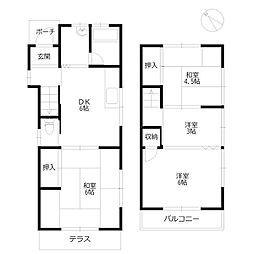 加古川市野口町北野貸家