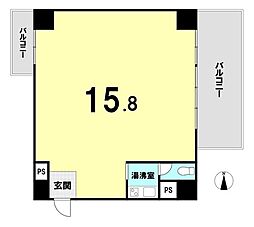 ライオンズマンション和歌山三木町　2階　1R