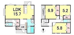 西庄　新築戸建　2階3LDK