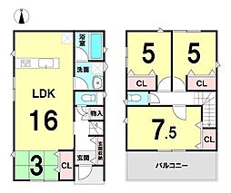 塩屋　新築戸建　2階3LDKタタミコーナー