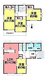 春日井市高蔵寺町6期　新築　全4棟