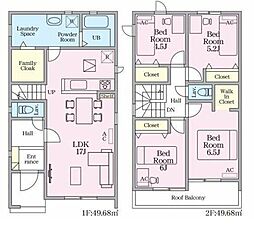春日井市押沢台3丁目第1期 新築 全2棟