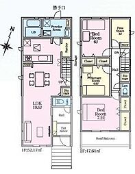 春日井市高蔵寺町6丁目第1期　新築　全2棟