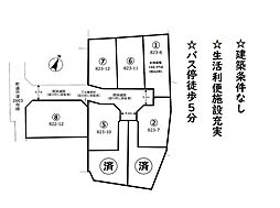 売土地 中津稲荷木 全8区画　(1)