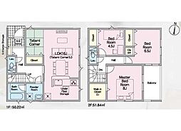全2棟　亀岡市大井町小金岐1丁目　1号棟