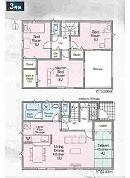 全7棟　亀岡市曽我部町寺長縄手　1期5棟　3号棟