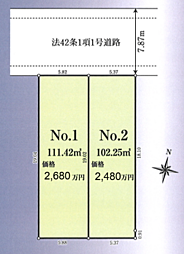 ふじみ野市谷田２丁目　土地