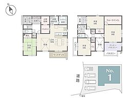 新築戸建 三重郡菰野町大字菰野　全5棟　1号棟