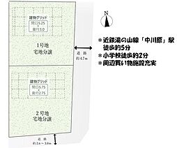 売土地　四日市市中川原　4期　全2区画　1号地
