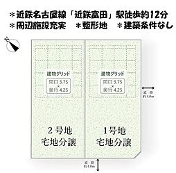 売土地 四日市市西富田町　5期　全2区画　2号地