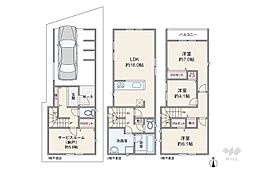 足立区千住緑町3丁目 一戸建て
