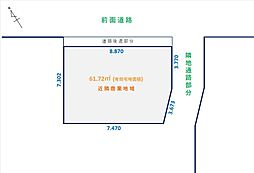 北千住駅「徒歩３分」 マルイ「徒歩２分」 近商「建蔽率８０％」 価値ある土地・限定1区画