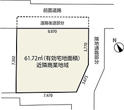 北千住駅「徒歩3分」 マルイ「徒歩2分」 近商「建蔽率80%」 価値ある土地・限定1区画