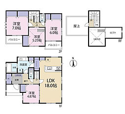 足立区鹿浜３丁目　敷地42坪　LDK18帖