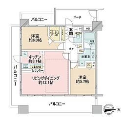 スカイクレストビュー東京 6階