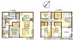 狭山市広瀬台第12 全4棟 1号棟