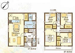 狭山市広瀬台第12 全4棟　2号棟