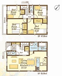 狭山市広瀬台第12 全4棟　4号棟