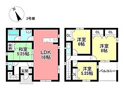 新築戸建 愛知郡東郷町大字諸輪字観音畑 全4棟