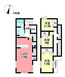 新築戸建 名古屋市名東区極楽2丁目 全2棟