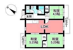 押草団地　407棟