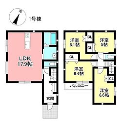 新築戸建 名古屋市名東区極楽3丁目 全2棟
