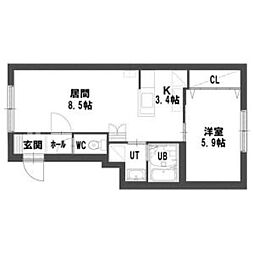 グランメール月寒公園B