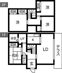 札幌市豊平区西岡一条11丁目の一戸建て