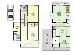 奈良市敷島町１丁目の一戸建て