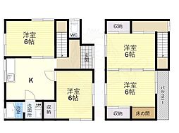 北葛城郡上牧町米山台３丁目の一戸建て