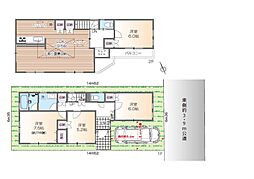 練馬区錦リフォーム済み戸建て