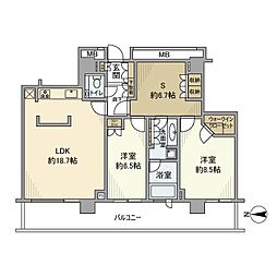 ザ・リバープレイスサウスタワー 2402