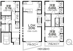 世田谷区三軒茶屋2丁目の一戸建て