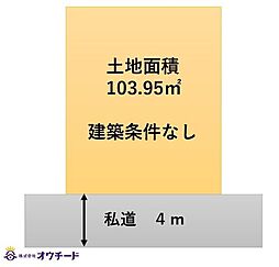 足立区鹿浜3丁目　土地