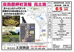 泉南郡岬町淡輪　売土地