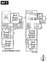 中野区鷺宮5丁目　新築戸建 2号棟