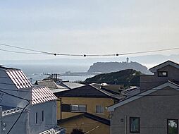 海・江ノ島遠望　七里ガ浜2丁目新築1棟