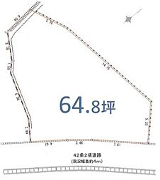 青梅市畑中3丁目　売地　建築条件なし