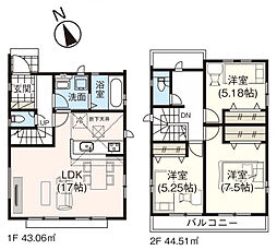 入間市高倉9期　新築戸建　グラファーレ 2号棟