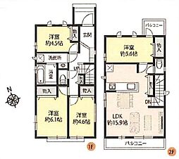 戸田市喜沢2丁目新築戸建 全4棟 C号棟
