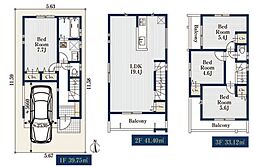 さいたま市南区根岸4丁目新築戸建　全4棟　1号棟