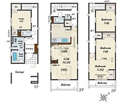 さいたま市南区白幡6丁目新築戸建　全3棟　1号棟
