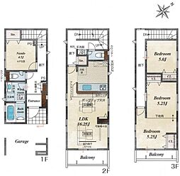 さいたま市南区白幡6丁目新築戸建　全3棟　2号棟