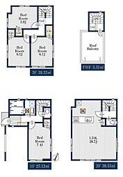 さいたま市南区南浦和4丁目新築戸建　全2棟　1号棟