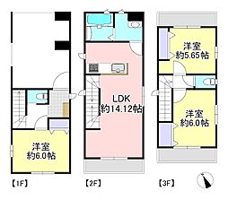 蕨市南町1丁目 新築戸建 全2棟 1号棟