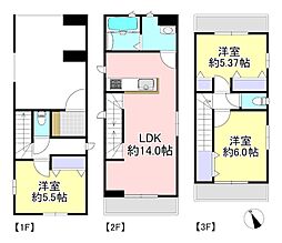 蕨市南町1丁目 新築戸建 全2棟 2号棟