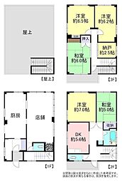 蕨市南町1丁目 店舗付中古戸建