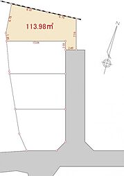 山本西2丁目　第2期全4区画　建築条件無し　売土地